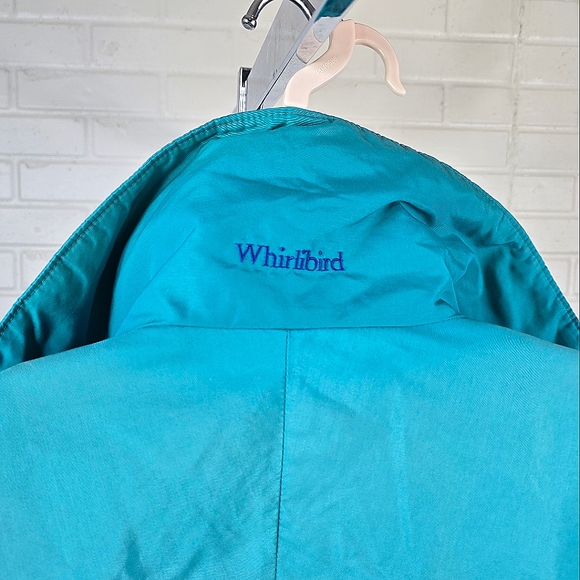 Vintage 80s 90s Columbia Teal and Blue Lightweight Zip Up Jacket Mens Medium - Picture 11 of 16